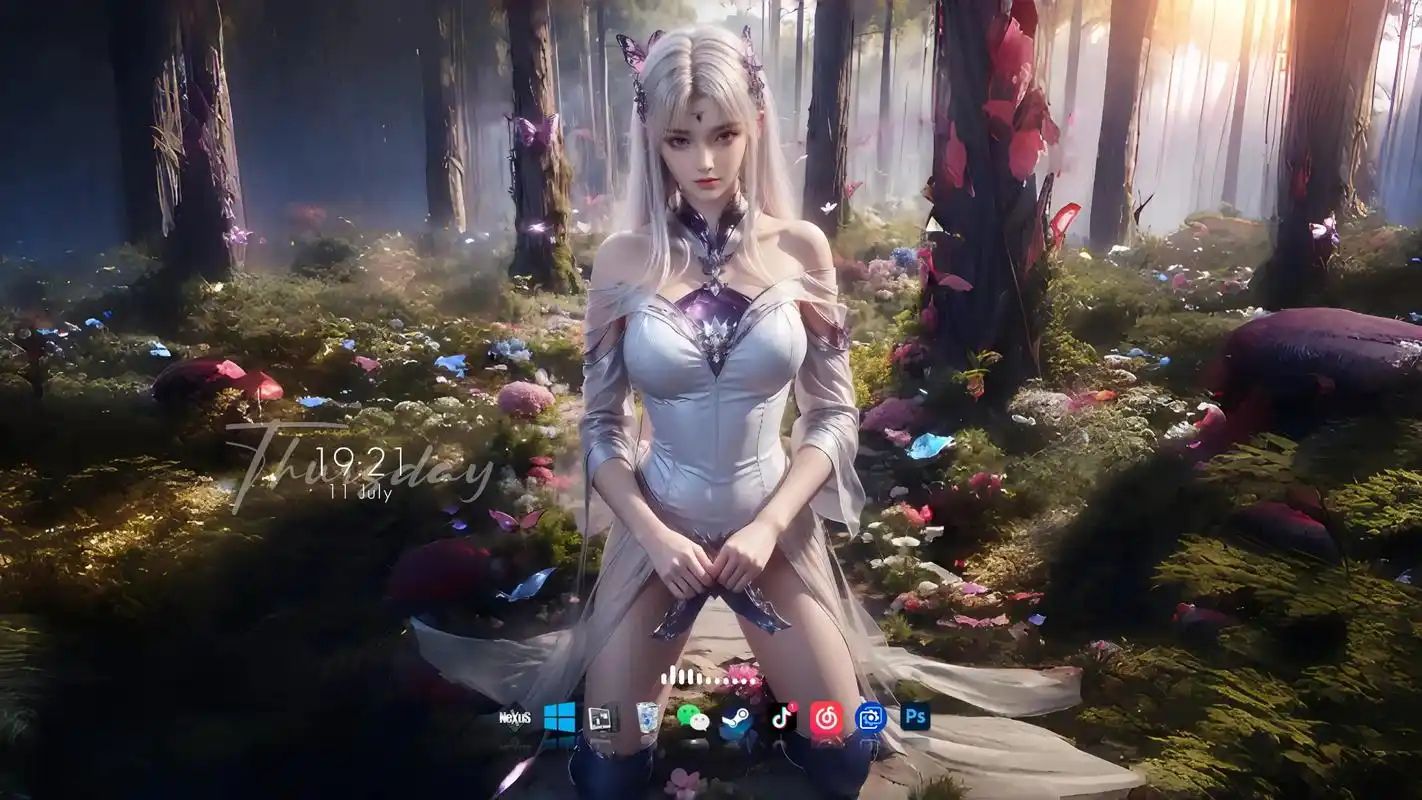 国漫美女系列.#电脑桌面 #电脑壁纸 不是wallpaper