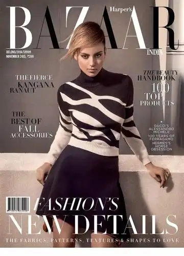 时尚杂志封面设计欣赏!美女霸屏