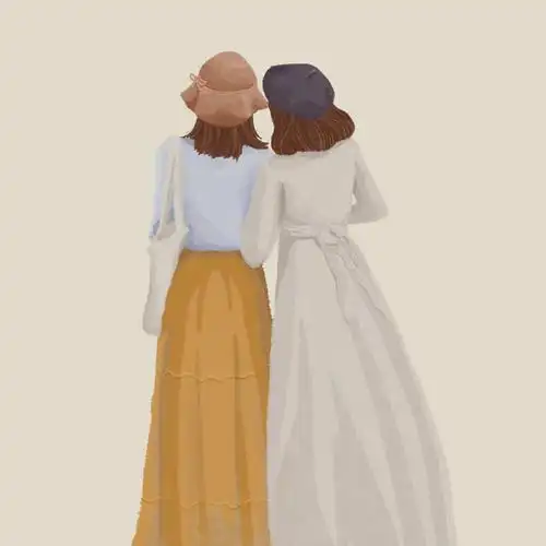 背影系列——闺蜜 - 范小仙 - 原创作品 - 视觉中国(shijueme)