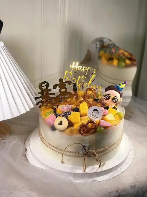 水果款男士蛋糕