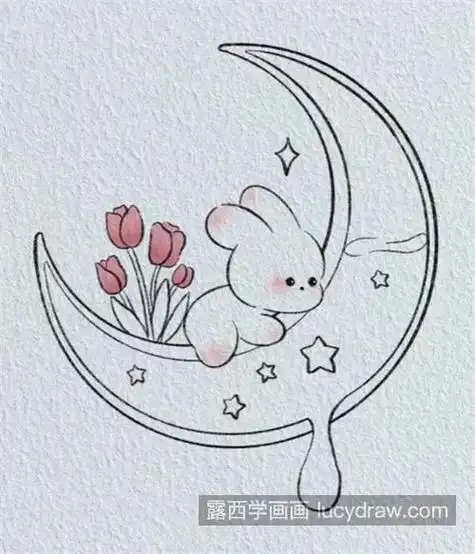 可爱好看的小兔子简笔画教程 超容易学会的小兔子简笔画画法