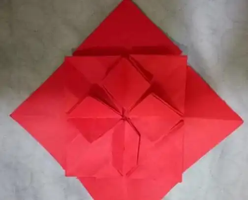 谁知道元宝莲花座怎么叠最好是图解