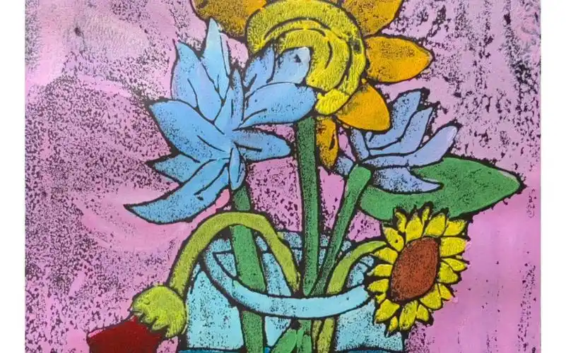 《吹塑纸版画》