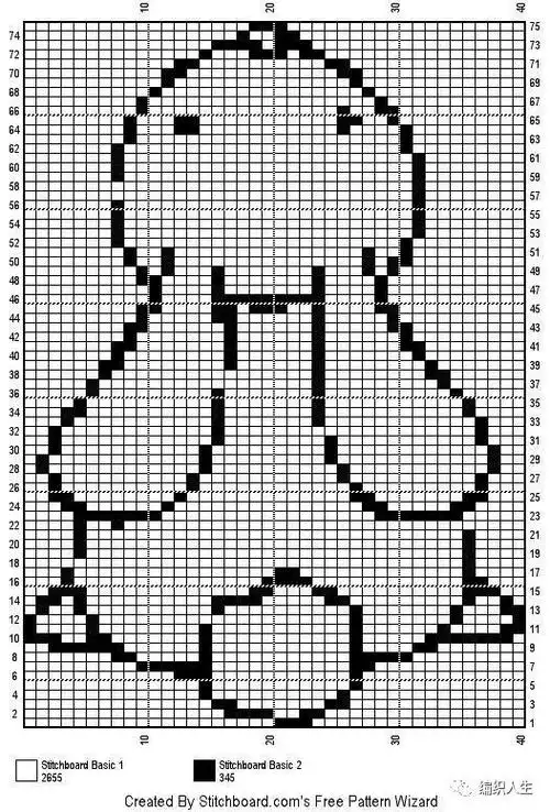 兔年织兔千姿百态的超可爱简单兔子图案儿童毛衣图解来咯