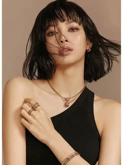 lisa款宝格丽罗马铆钉戒指525354号