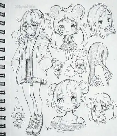 用铅笔画的动漫人物铅笔画漫画人物