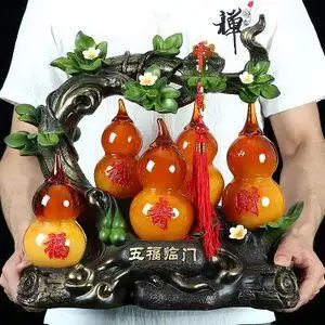 招财风水葫芦摆件图片