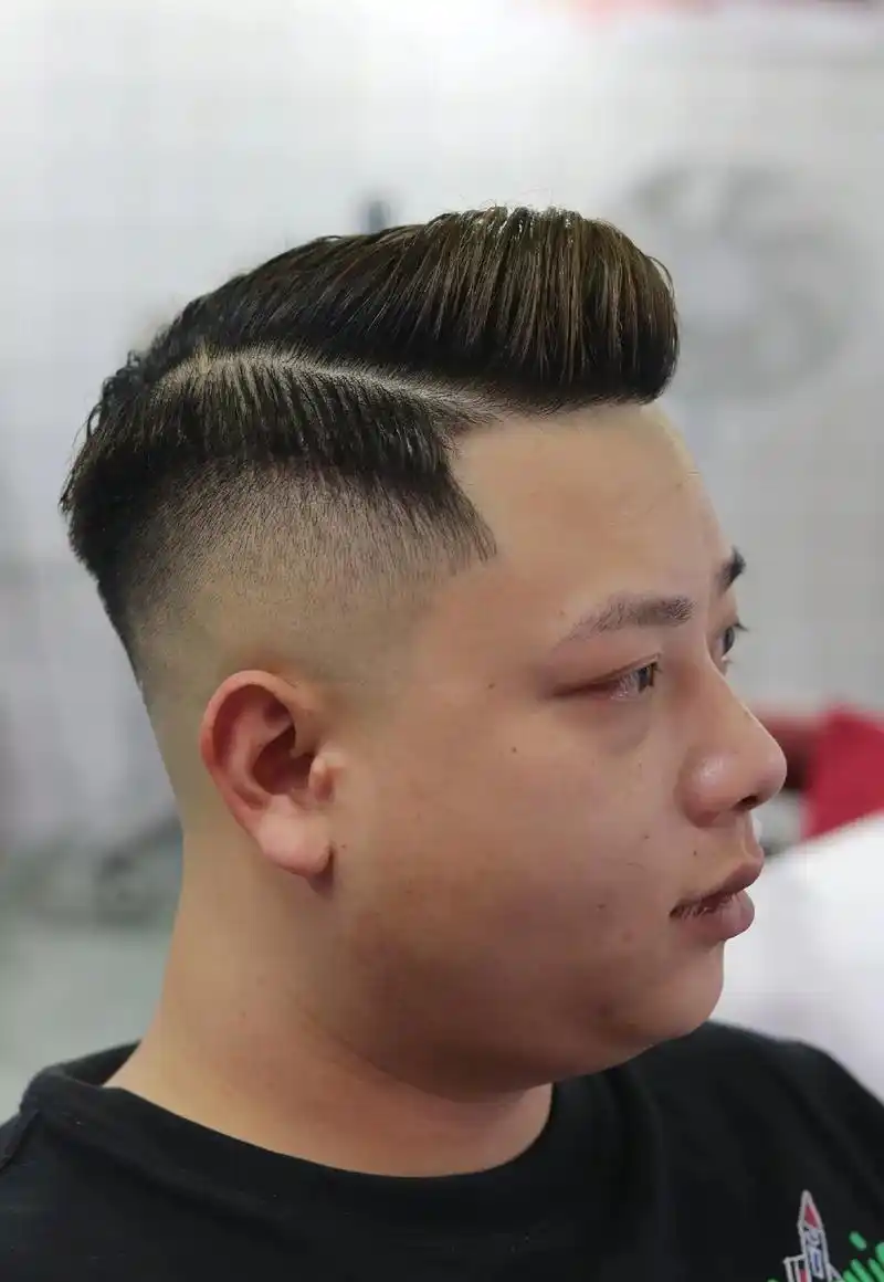 发型分享#原创作品#美式油头#barbershop  - 抖音