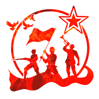 红色经典战士红军解放军剪影