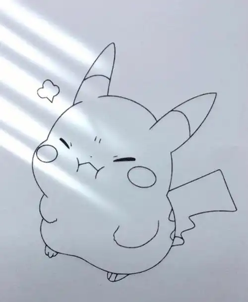 画个气鼓鼓的皮卡丘06