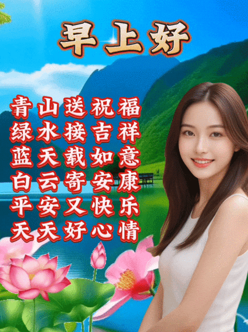 精选早上好表情包,今天动态问候图片,早安快乐安康!