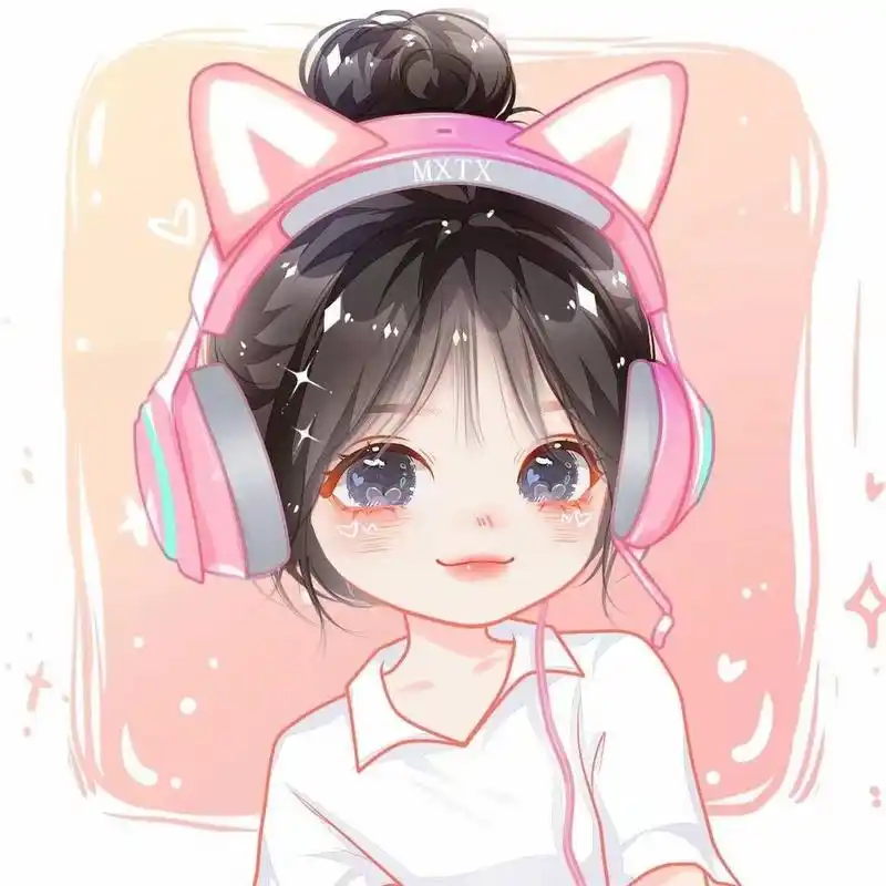 分享超好看的女生卡通手绘头像 手绘头像卡通头像漫画头像女生头像