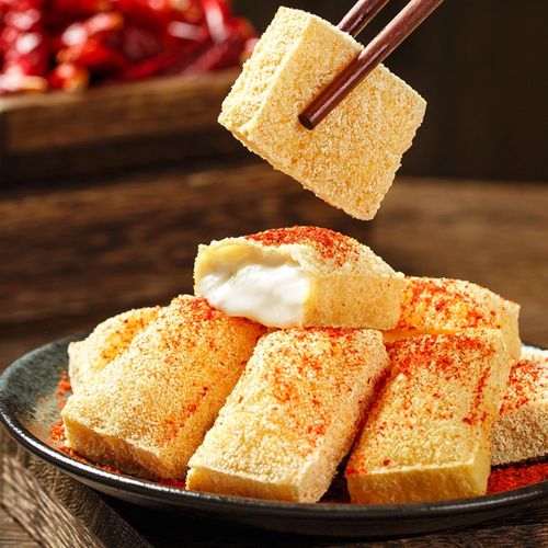 云宴尚品 云南石屏包浆豆腐(黄)380g 爆浆冻豆腐 火锅豆腐 豆制品