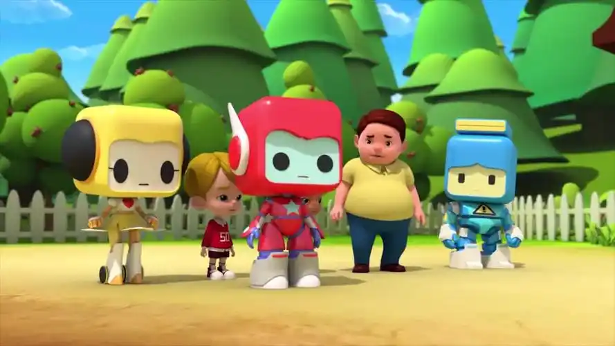 百变布鲁可:毅恩和鲁鲁都摔倒了,浑身都是泥点子,看着真脏