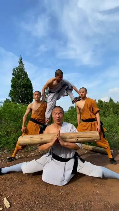 少林寺的功夫真是名不虚传,看起来特别厉害