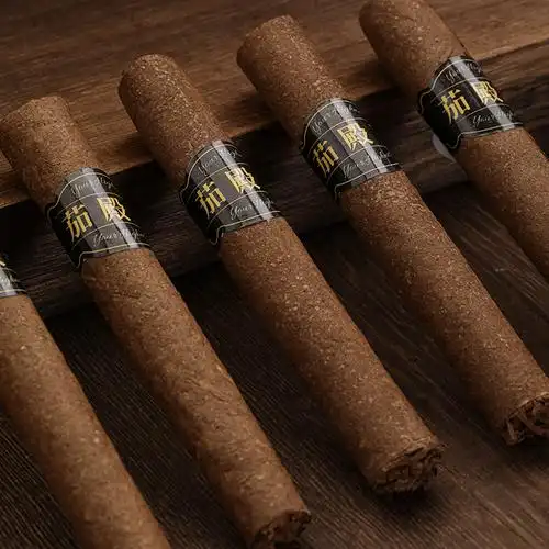 茶烟古巴粗雪茄烟单支巧克力茶制细雪茄烟非专卖烟montecrisot雪茄