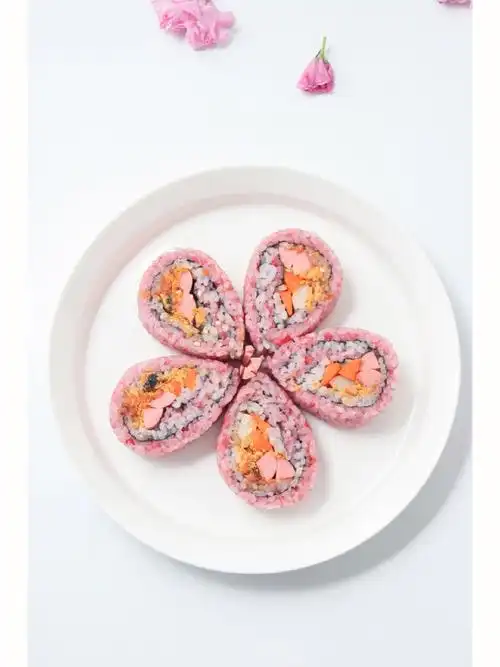 樱花寿司附制作过程图