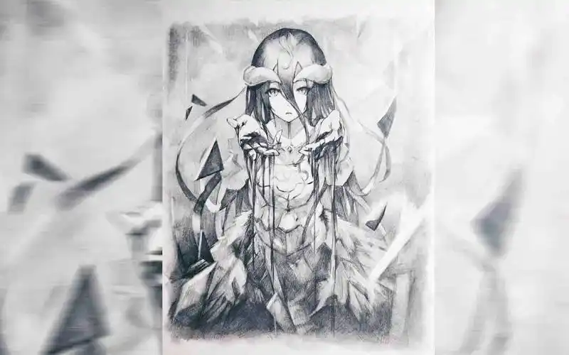 手绘可爱的雅儿贝德酱