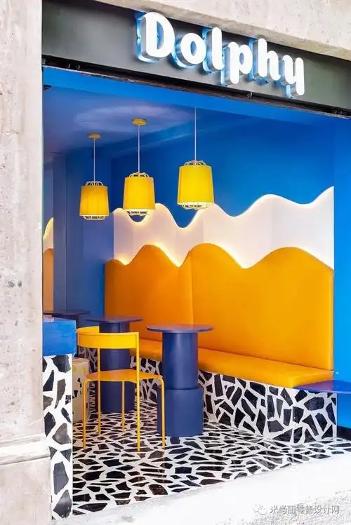 创意冰淇淋店,设计灵感来自冰淇淋本身