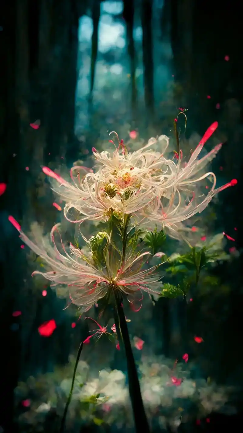 彼岸花,花叶不相逢,梦里几度回#图文热点来了 #唯美意境 # - 抖音