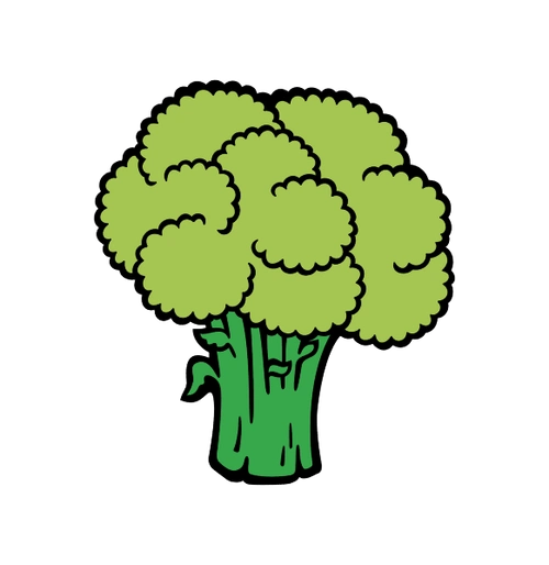 卡通西兰花图片