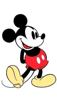 简笔画带颜色米奇米呢