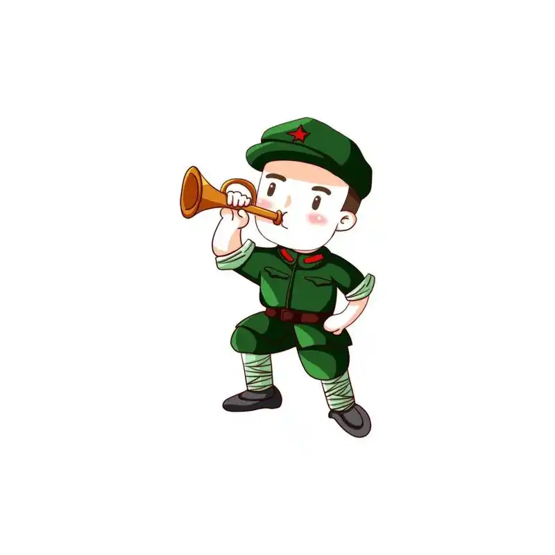 免抠元素|卡通军人兵哥哥人物形象 最美的兵哥哥人物卡通形象分享