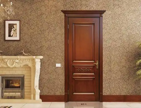 棕色系木门装修效果图 进户门装修效果图