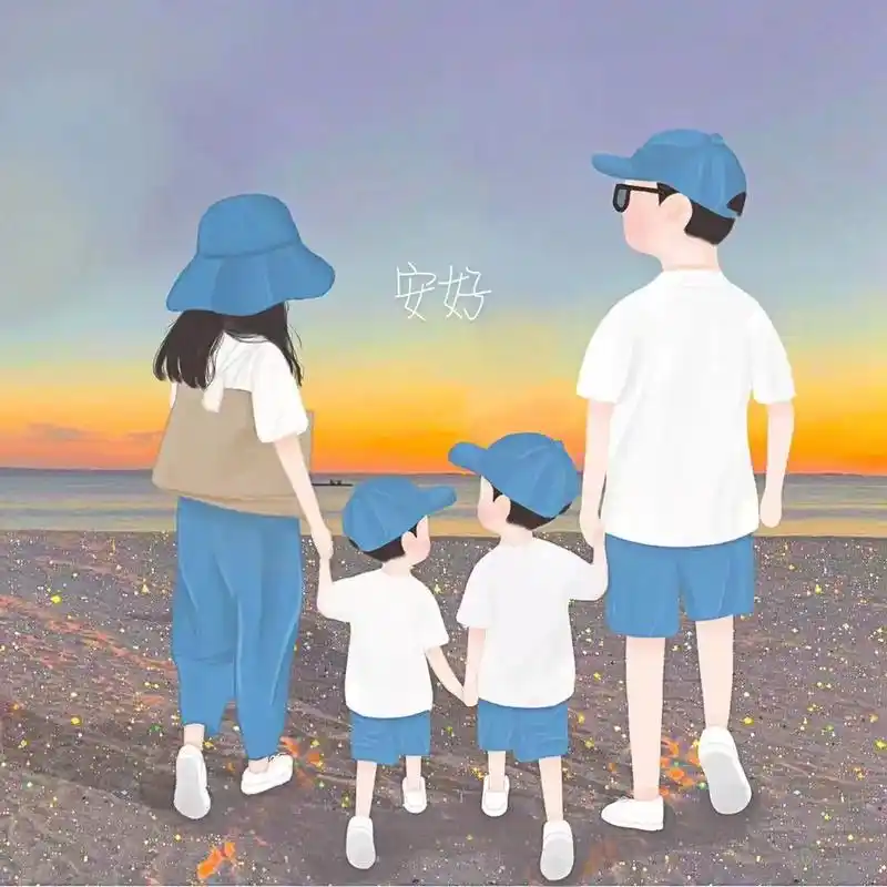 来给兔年比个耶 #全家福卡通头像 #愿所有的美好和期待20 - 抖音