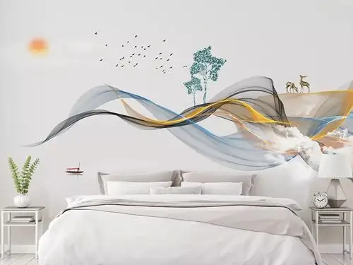 经典喷绘背景墙