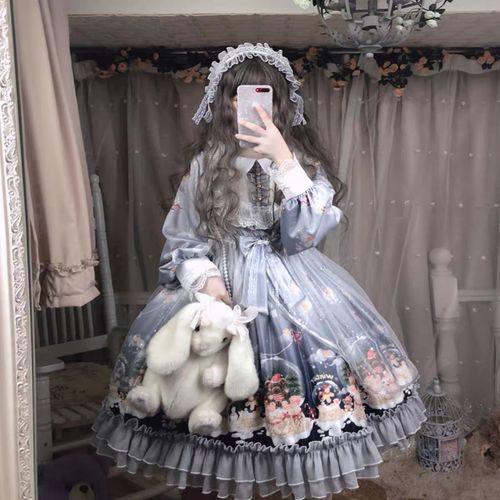热销日系软妹连衣裙女可爱洛丽塔