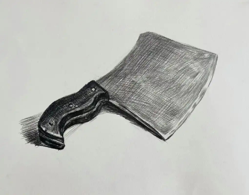 素描练习—菜刀 静物练习