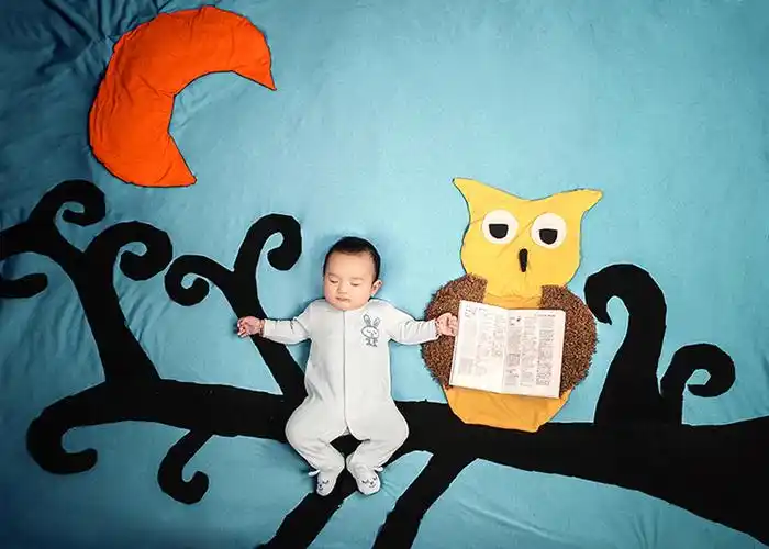 y04儿童拍摄场景免抠模板影楼艺术照全家福纪念设计素材