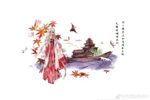 古风胶带拼贴,来自微博,作者见水印 - 堆糖,美图壁纸兴趣社区