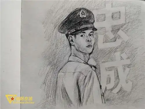 兵哥手绘军旅青春!一笔一画都很美好