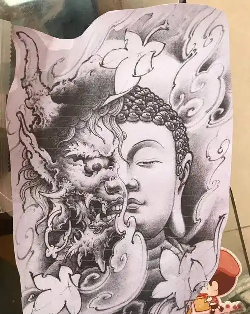 一念之间纹身图片