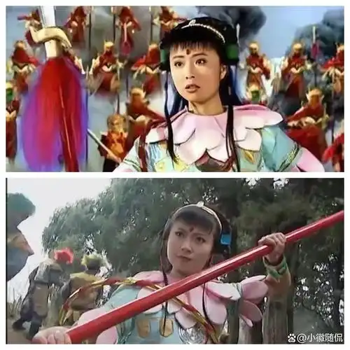 这次,哪吒的扮演者换成了朱琴和王威.