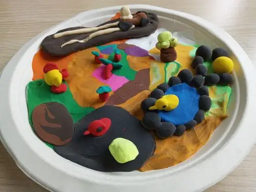 "泥"真可爱之一1班彩泥大制作