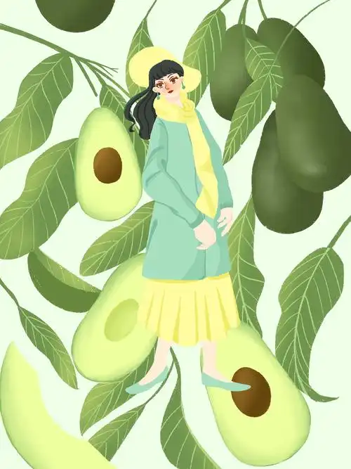 水果少女-根据水果创造的少女形象