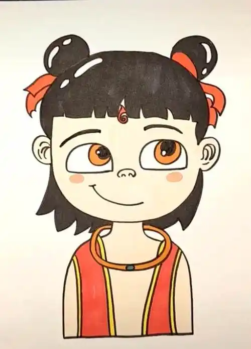 小哪吒简笔画教程