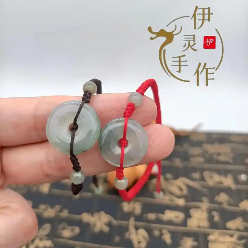 平安扣金刚结手绳.平安扣中的"平安"两字寓意明确,"扣"字更 - 抖音