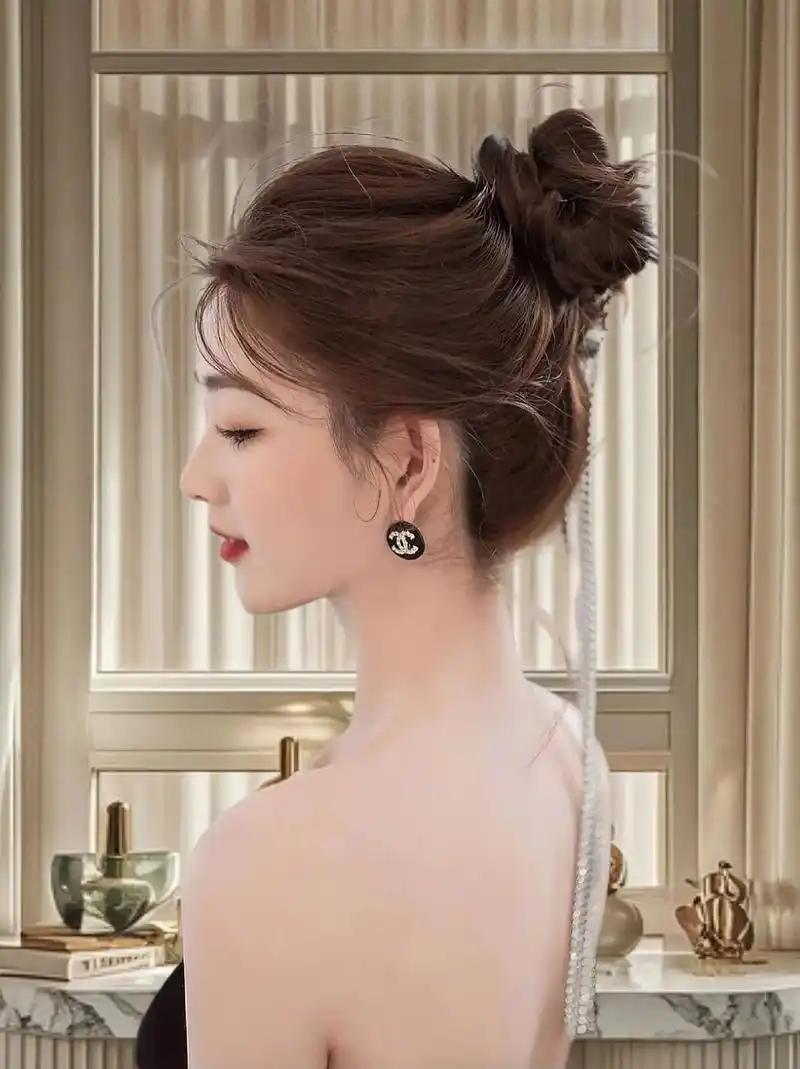 时尚减龄丸子头