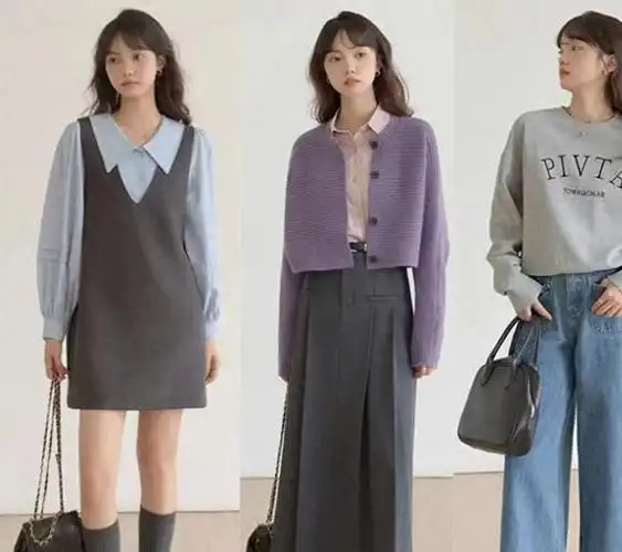 秋天怎样穿轻盈不臃肿超实用的24套清冷感搭配好简单