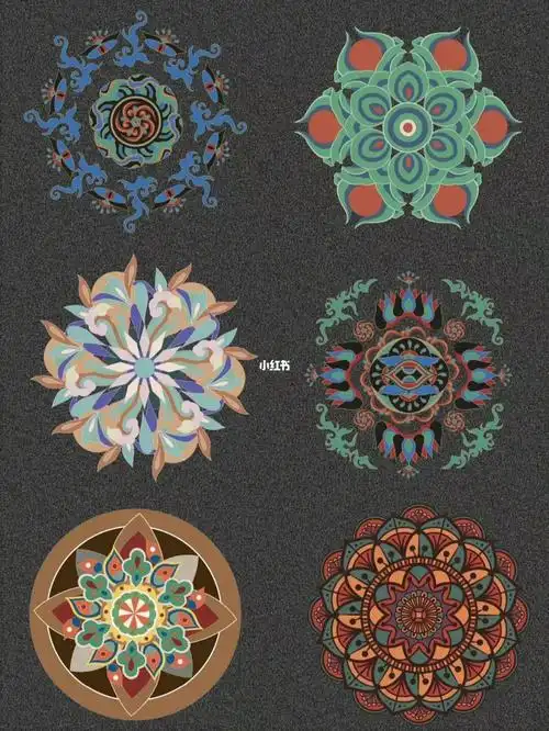 敦煌莫高窟壁画花纹