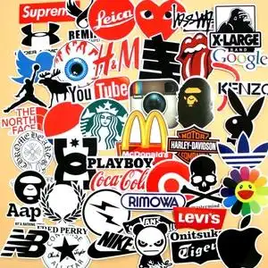 46 个性潮牌logo span class=h>行李箱 /span>贴纸防水 span class=h>