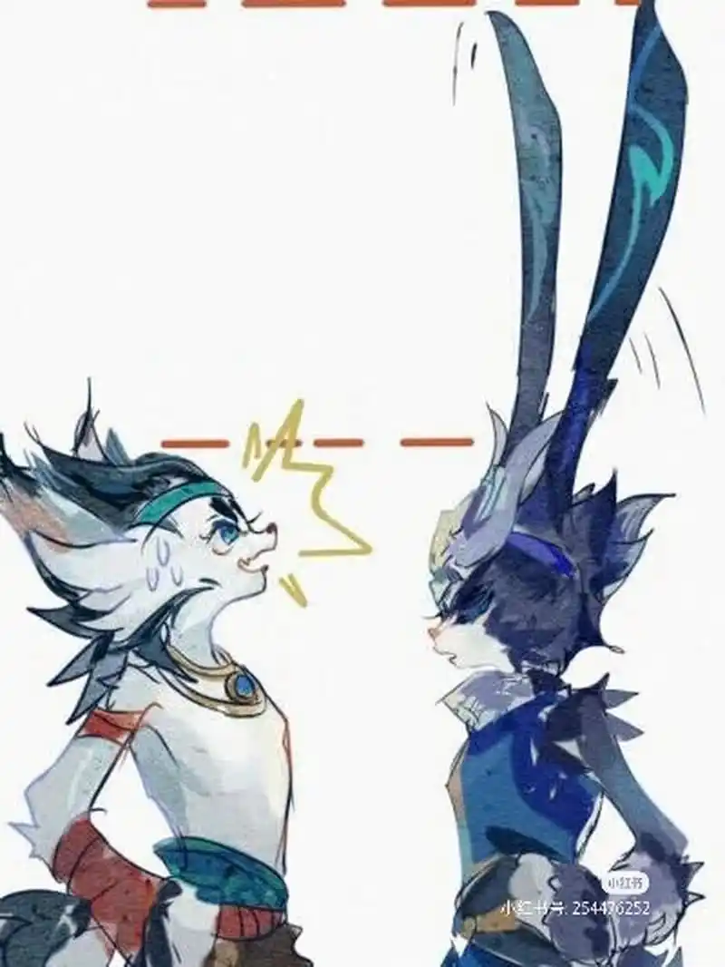 (小野x冰流)狼兔cp,体型差,性格差!