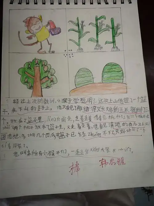 小猴子第二次下山