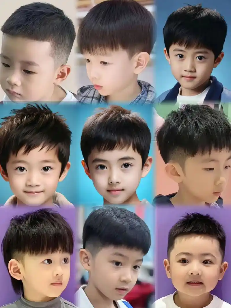男童夏季学生好打理发型