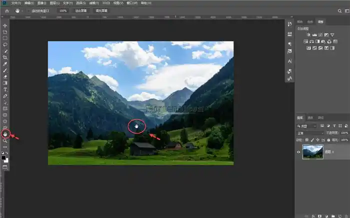 ps图片自由拖动移动文档无框快捷键