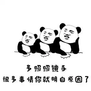 照镜子,你就会明白文字文字表情男神说话态度gif动图_动态图_表情包